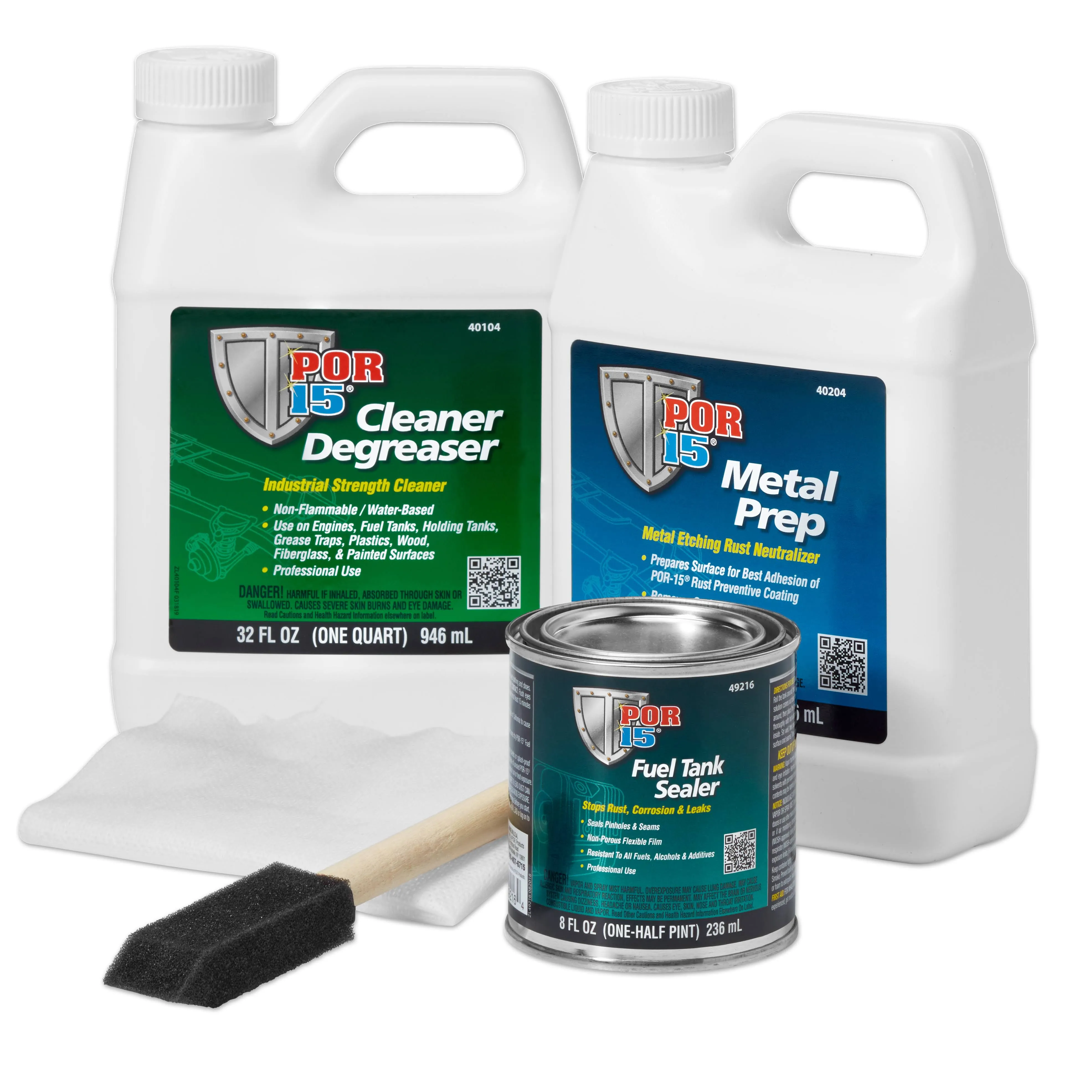 Absolute Coatings Auto Fuel Tank Repair Kit 49239