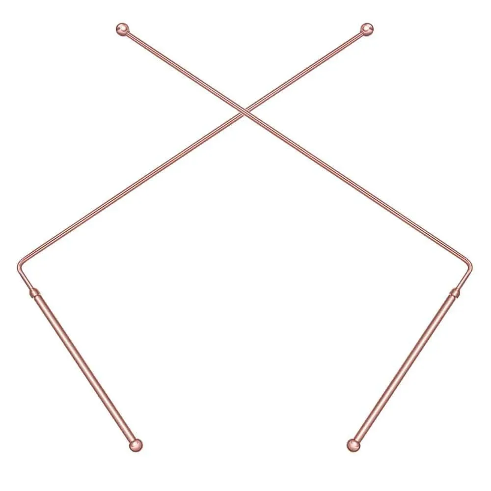 IXGNIJ 999 Copper Dowsing Rods 2pcs Divining Rods