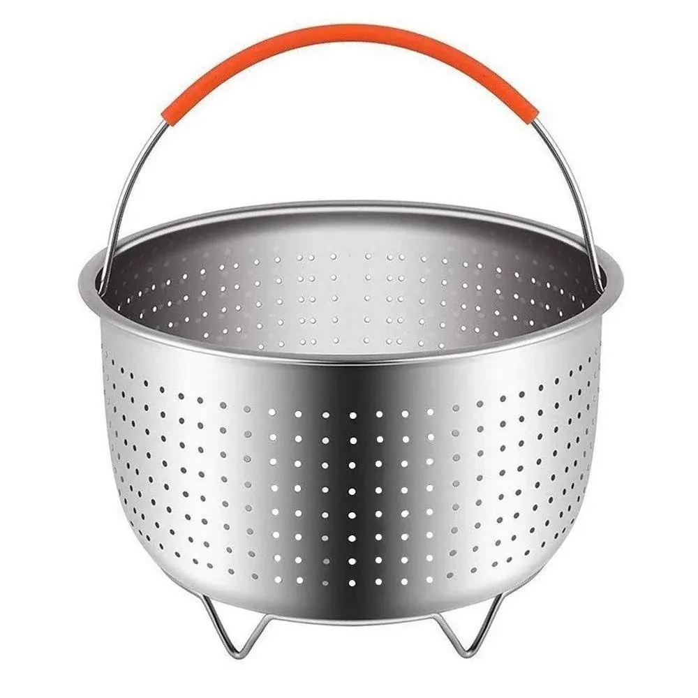 Steamer Basket for Instant Pot, Vegetable Steamer Basket Stainless Steel Steamer Basket Insert for Pots (6qt)