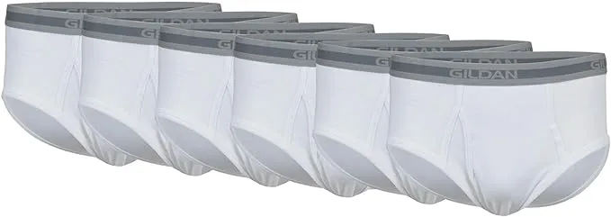 Gildan Adult Men's Premium Cotton Briefs, 6-Pack, Sizes S-2XL