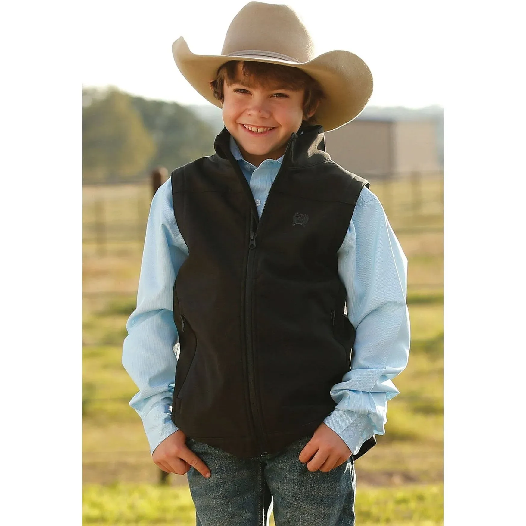 CINCH Boys' Bonded Zip-Up Vest