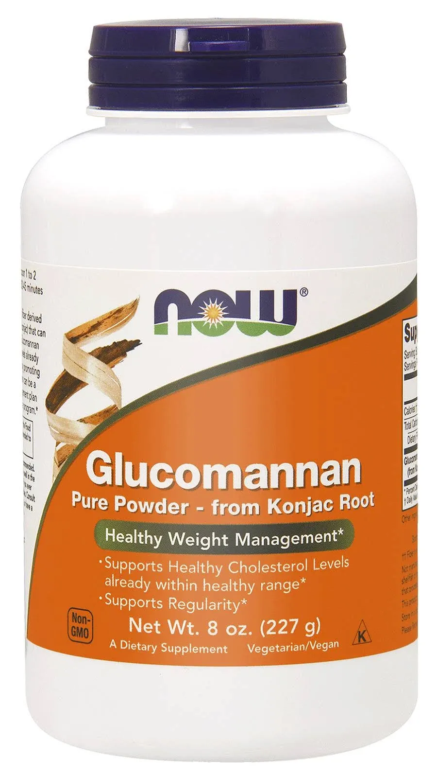 NOW Foods, Glucomannan, reines Pulver, 227 g (8 oz.)