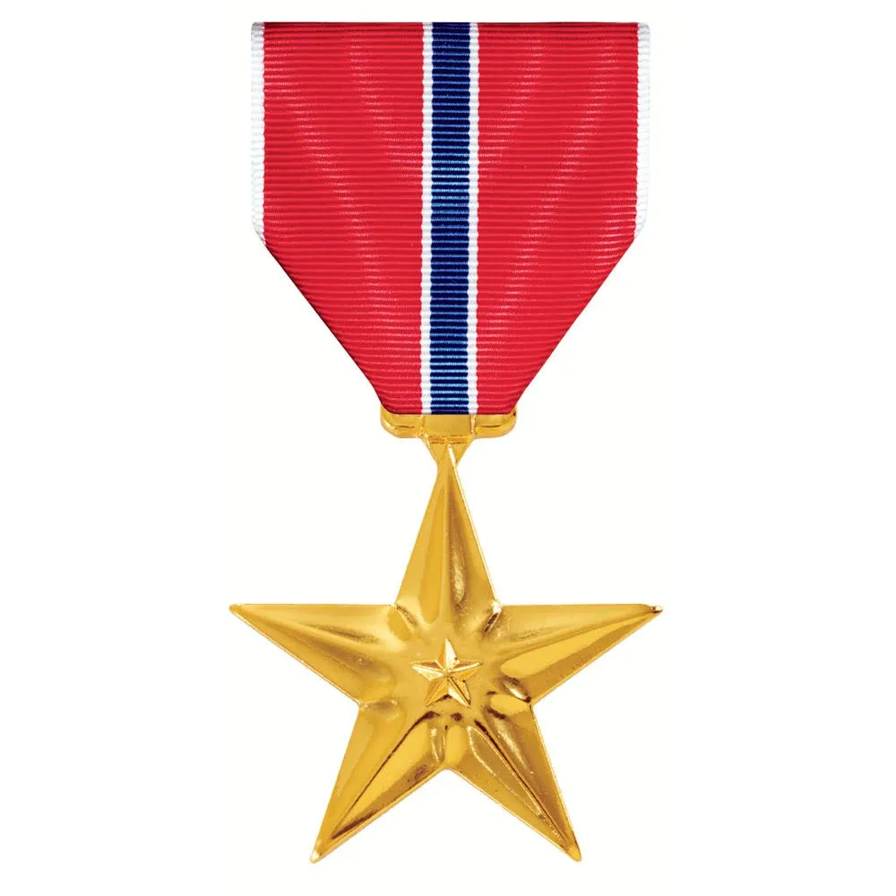 Bronze Star Medal -Full size made in the USA - BSM - NEW REGULATION MIL SPEC