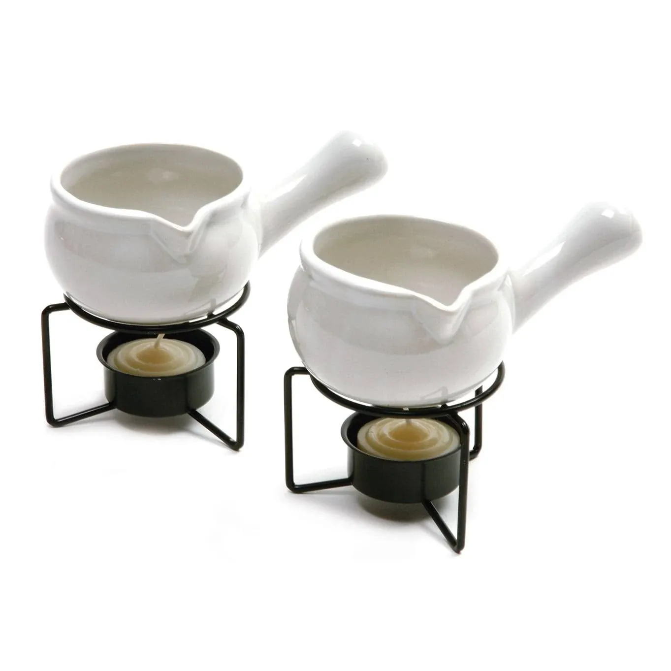 Norpro Ceramic Butter Warmers Set of 2 - Holds 3 Ounces of Melted Butter