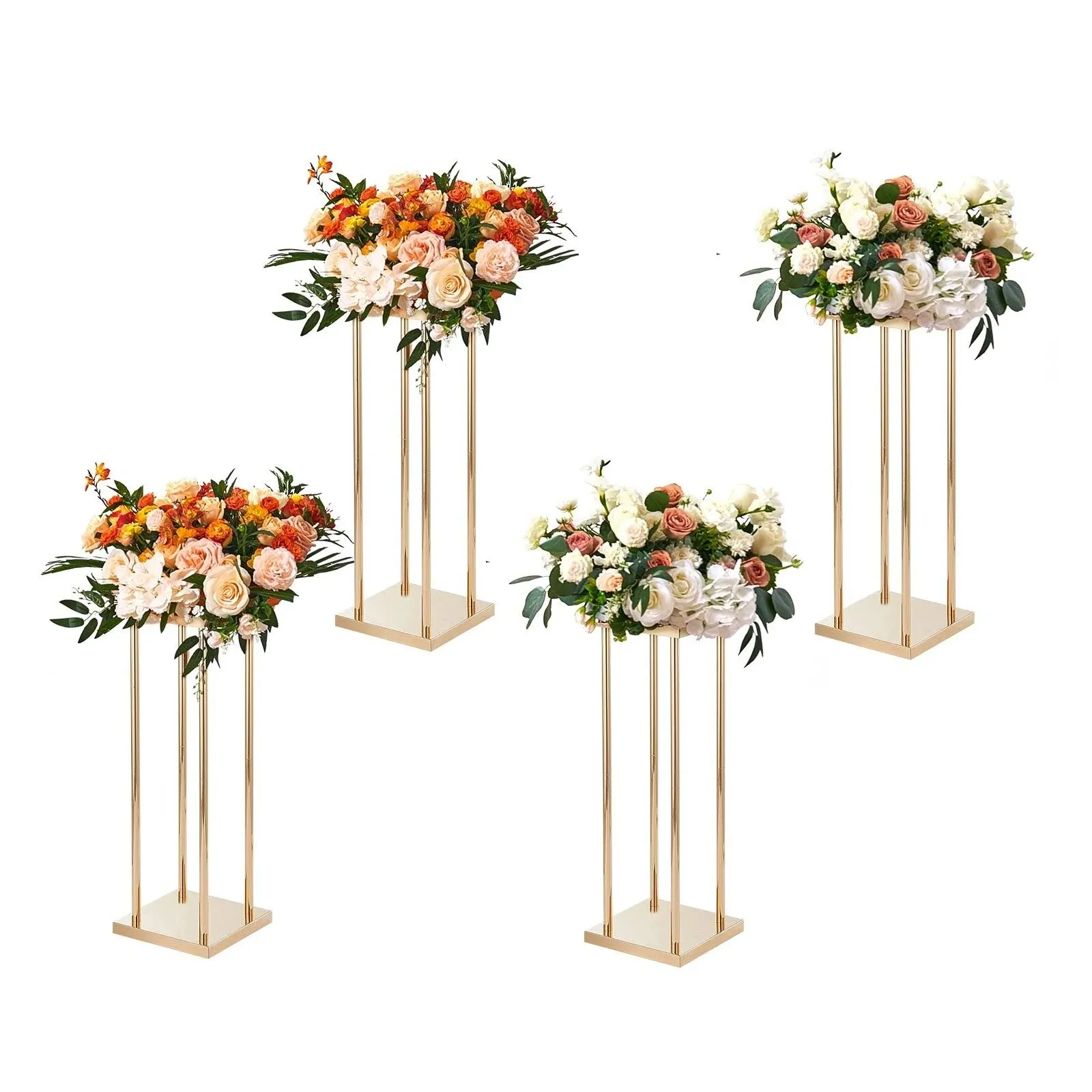 VEVOR 4PCS Column Wedding Flower Stand Cylindrical Display Rack 23.6inch Metal - Contemporary - Decorative Objects And Figurines - by VEVOR OFFICIAL STORE | Houzz