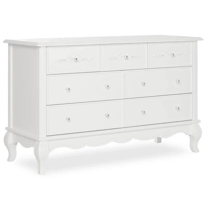 Evolur Aurora 7 Drawer Double Dresser