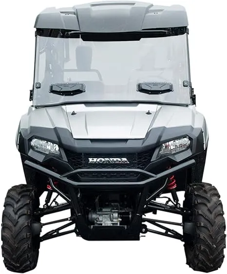 Seizmik 25033 Double Hard-Coated HC Versa-Vent UTV Windshield for 2014-18 Honda Pioneer 700