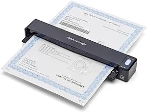 ScanSnap iX100 Wireless Mobile Portable Scanner for Mac or PC, Black