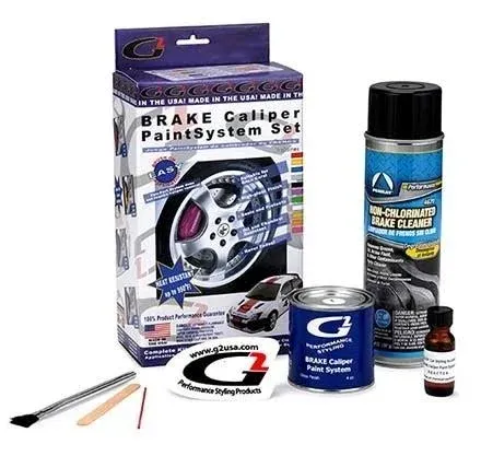 RED G2 BRAKE CALIPER PAINT EPOXY STYLE KIT HIGH HEAT MADE IN USA FREE SHIP