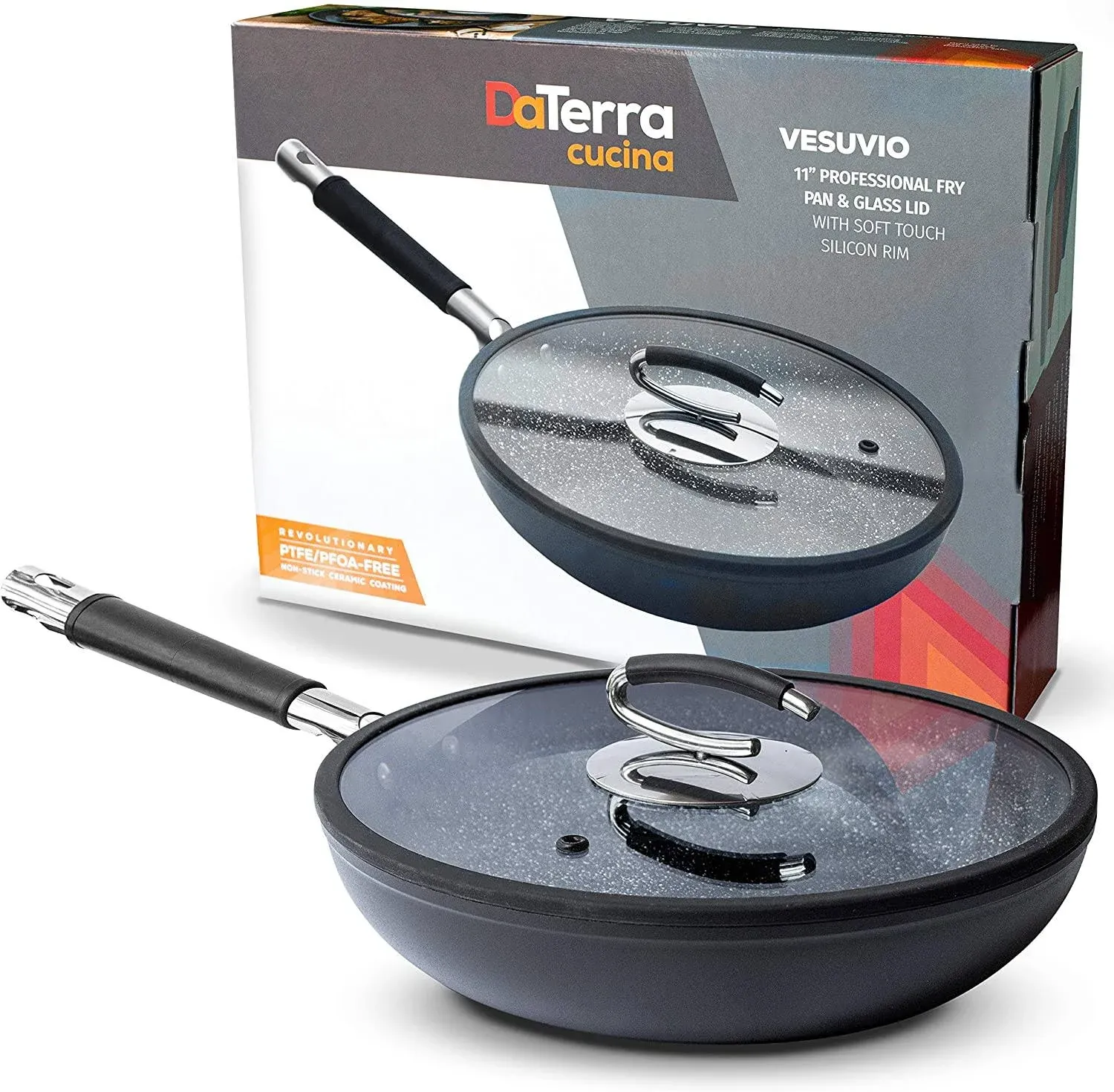 Vesuvio Ceramic Coated Nonstick Frying Pan 11 Inch