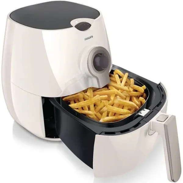 Philips Starfish Technology Airfryer with Cookbook, White - 1.8lb/2.75qt- HD9220/58