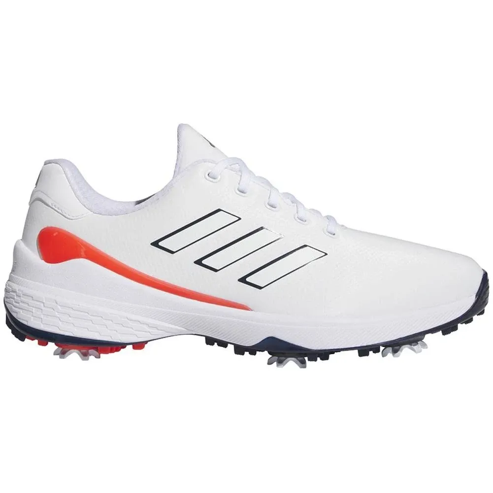 Adidas Men's ZG23 Golf Shoes 8.5 White Collegiate Navy Bright Red