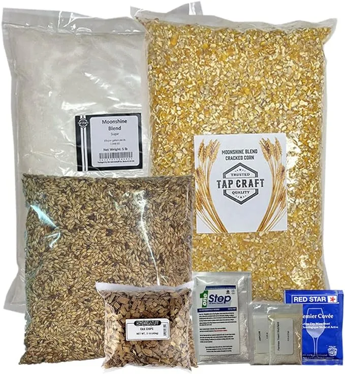 Beginner Bourbon Recipe Mash and Fermentation Kit