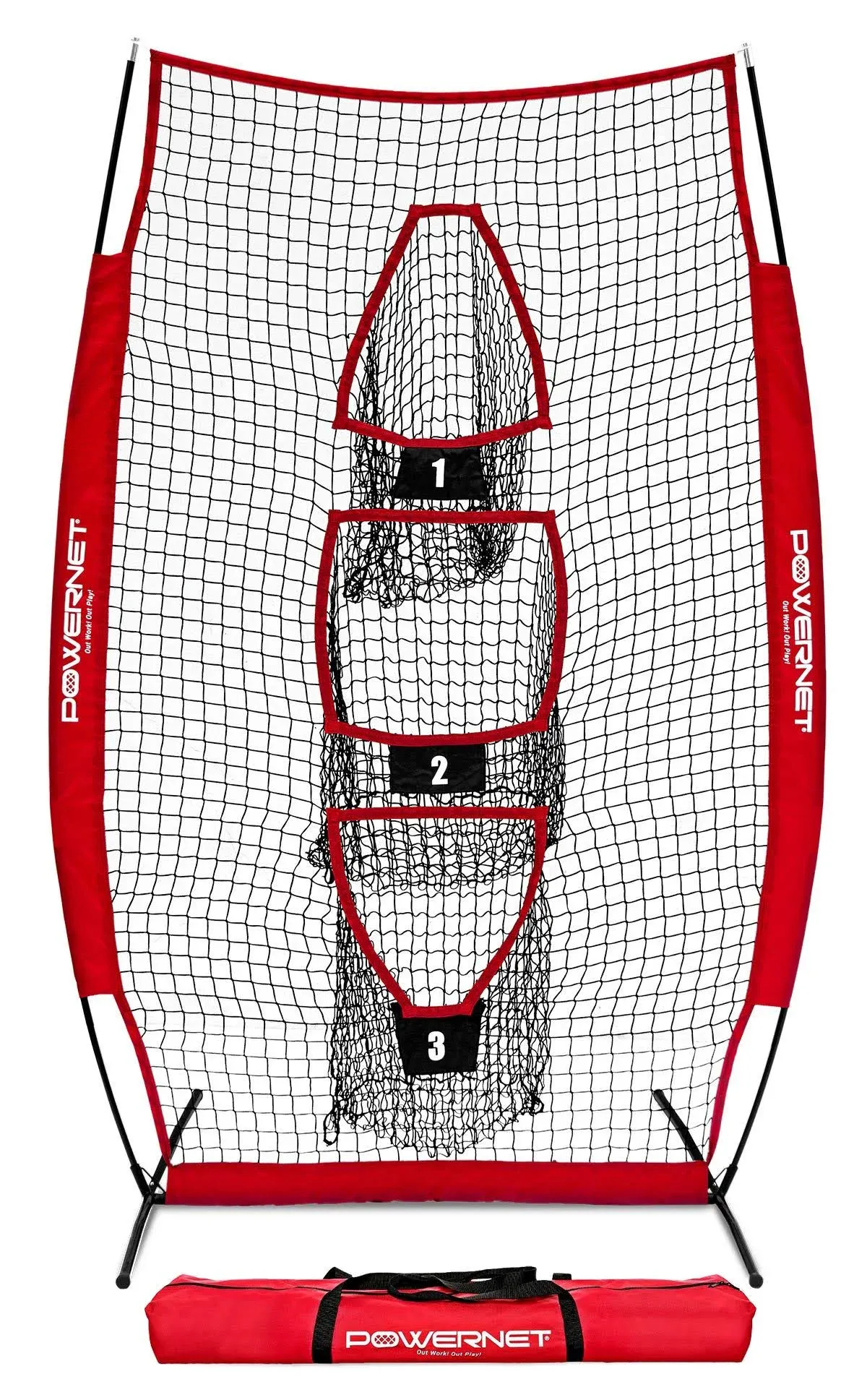 PowerNet 4x8 Ft Football Pass Accuracy Trainer Net (1127-2)