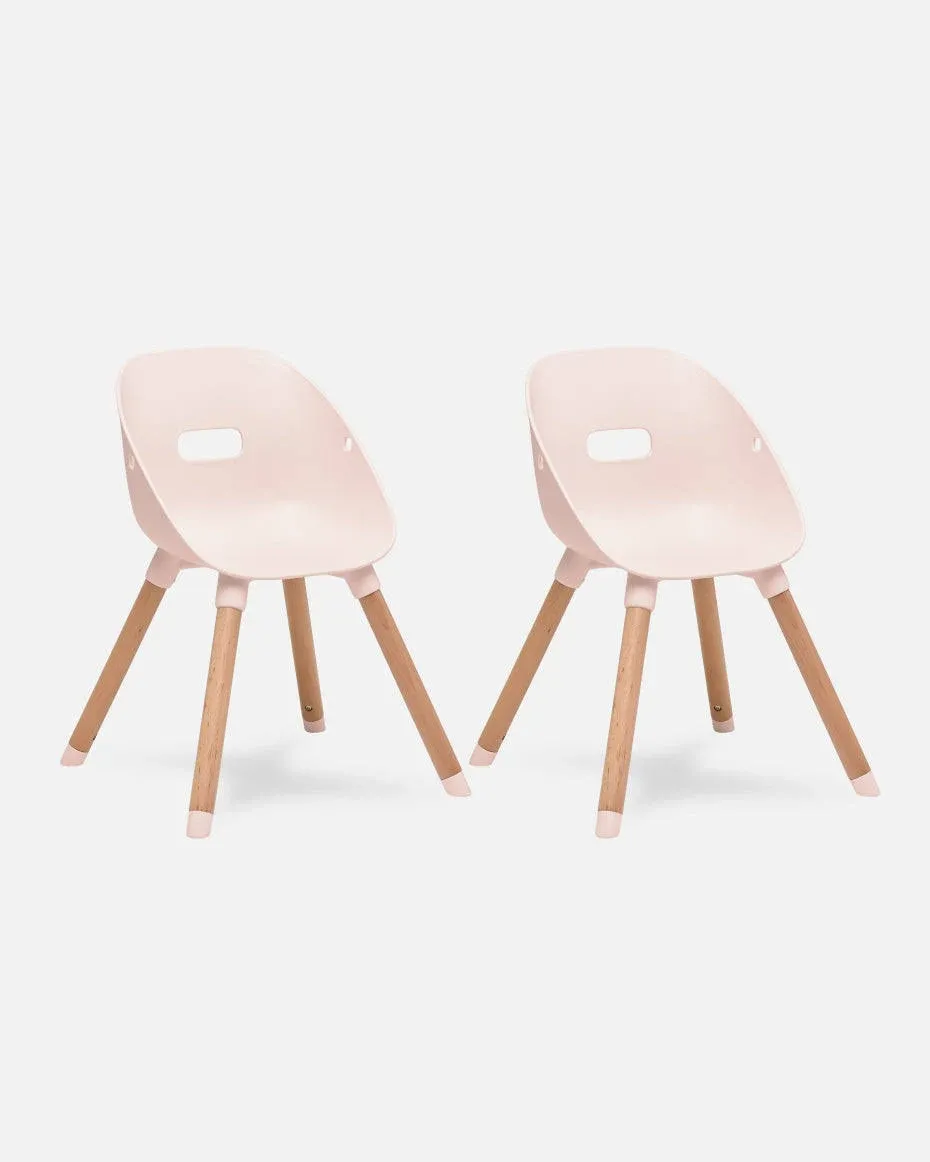 Lalo The Play Chair (Set of 2) in Grapefruit