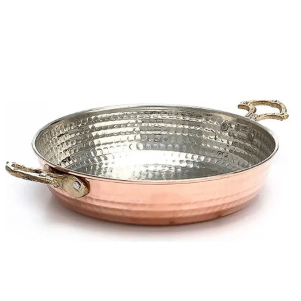 COPPER-16Hakan Copper Non-Stick Skillet Size: 6.3" W