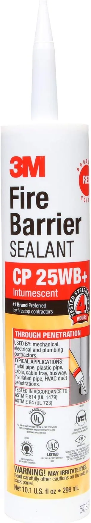 3M Firestop Intumescent Caulk 0.027-in to 0.027-in H Firestop Caulk/Sealant3M Firestop Intumescent Caulk 0.027-in to 0.027-in H Firestop Caulk/Sealant