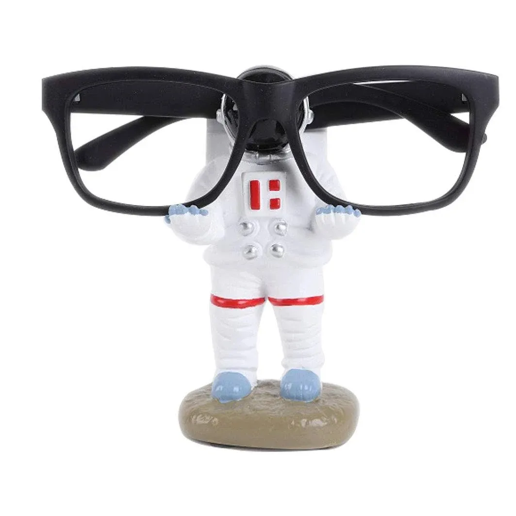 Fun Eyeglass Holder Display Stands - Home Office Decorative Glasses Accessories (Astronaut)