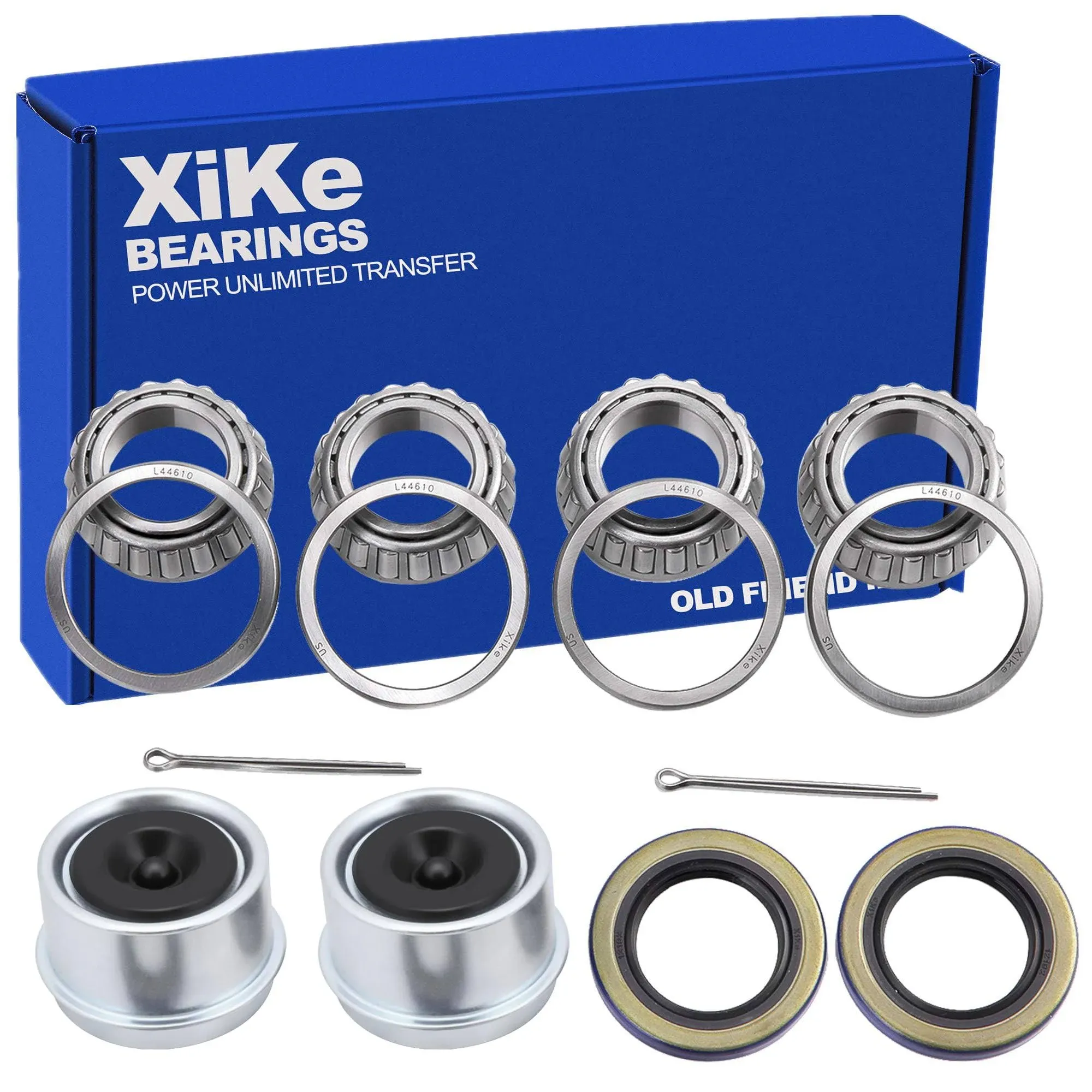 2 Set Fits for 1&#039;&#039; Axles Trailer Wheel Hub Bearings Kit L44643/L44610 and 121...