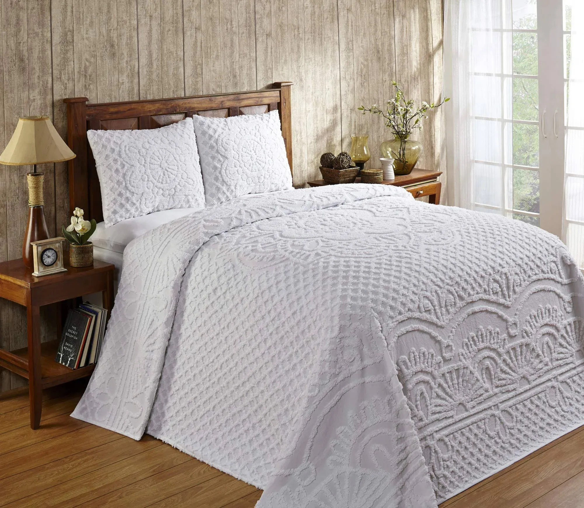 Better Trends Trevor 100% Cotton Bedspread Set