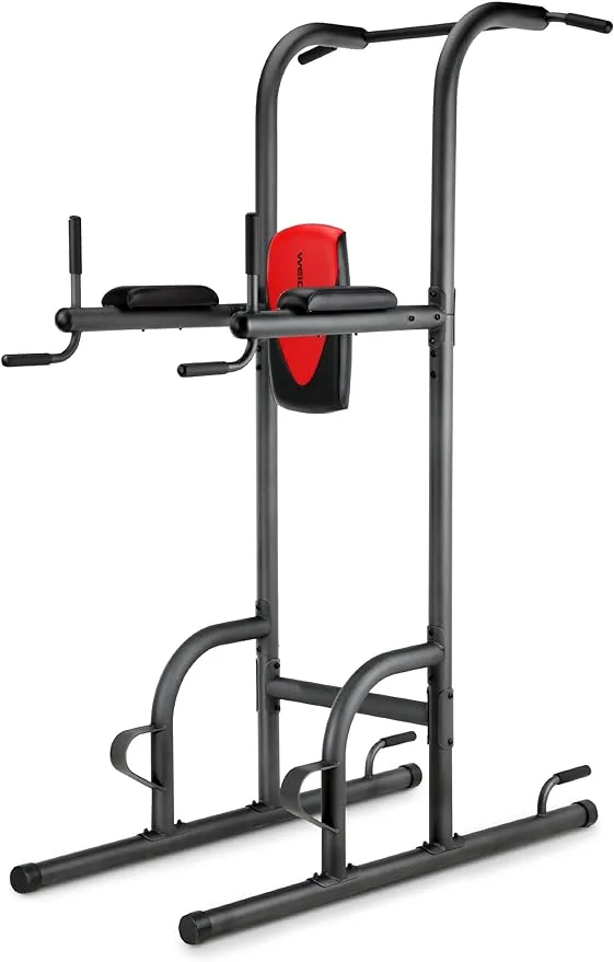 Weider Power Tower with 4 Workout Stations and 300 Lb. User Capacity