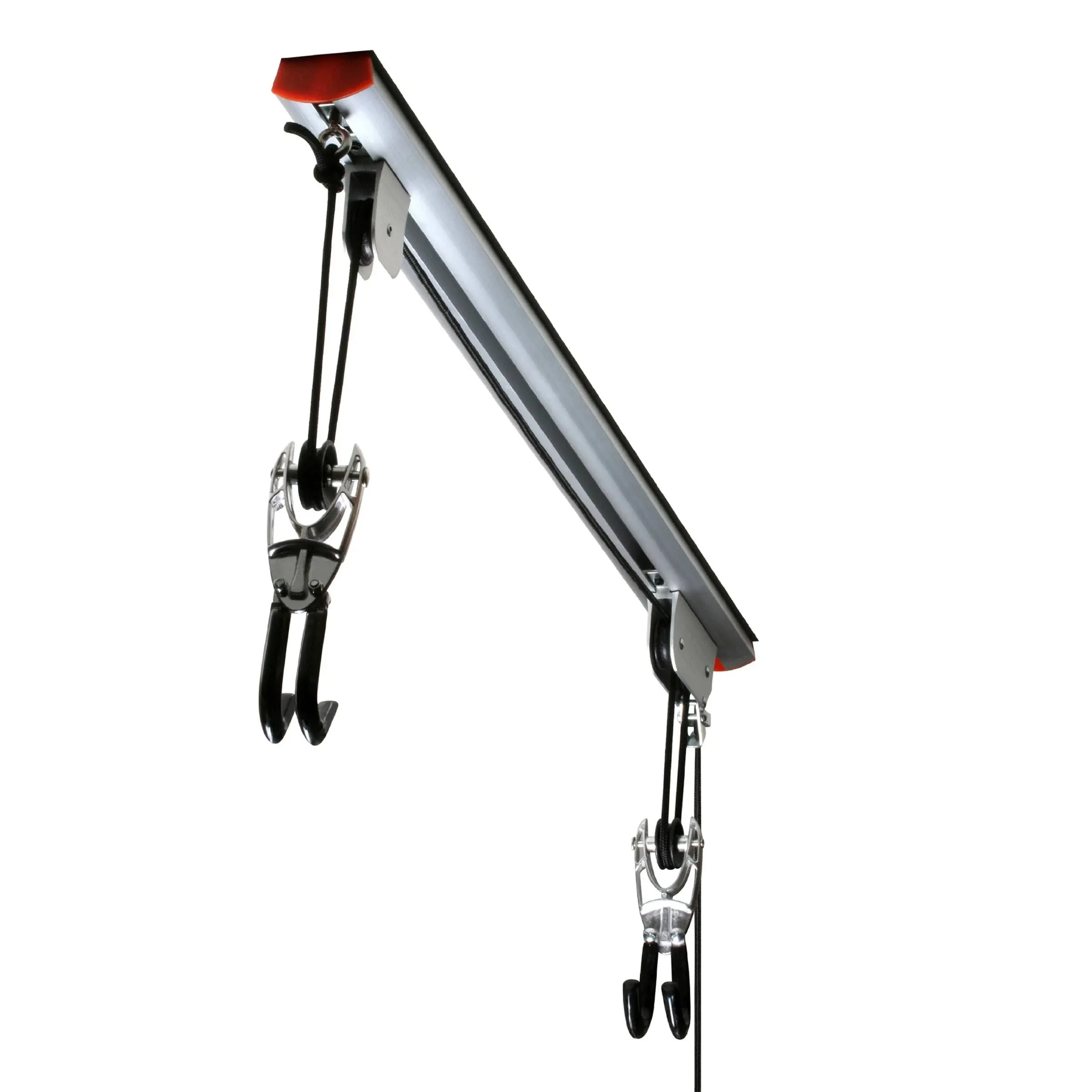 Rail Mount Bike Hoist - More Stylish &amp; Won&#039;T Rust Made Of Heavy Gauge Aluminum