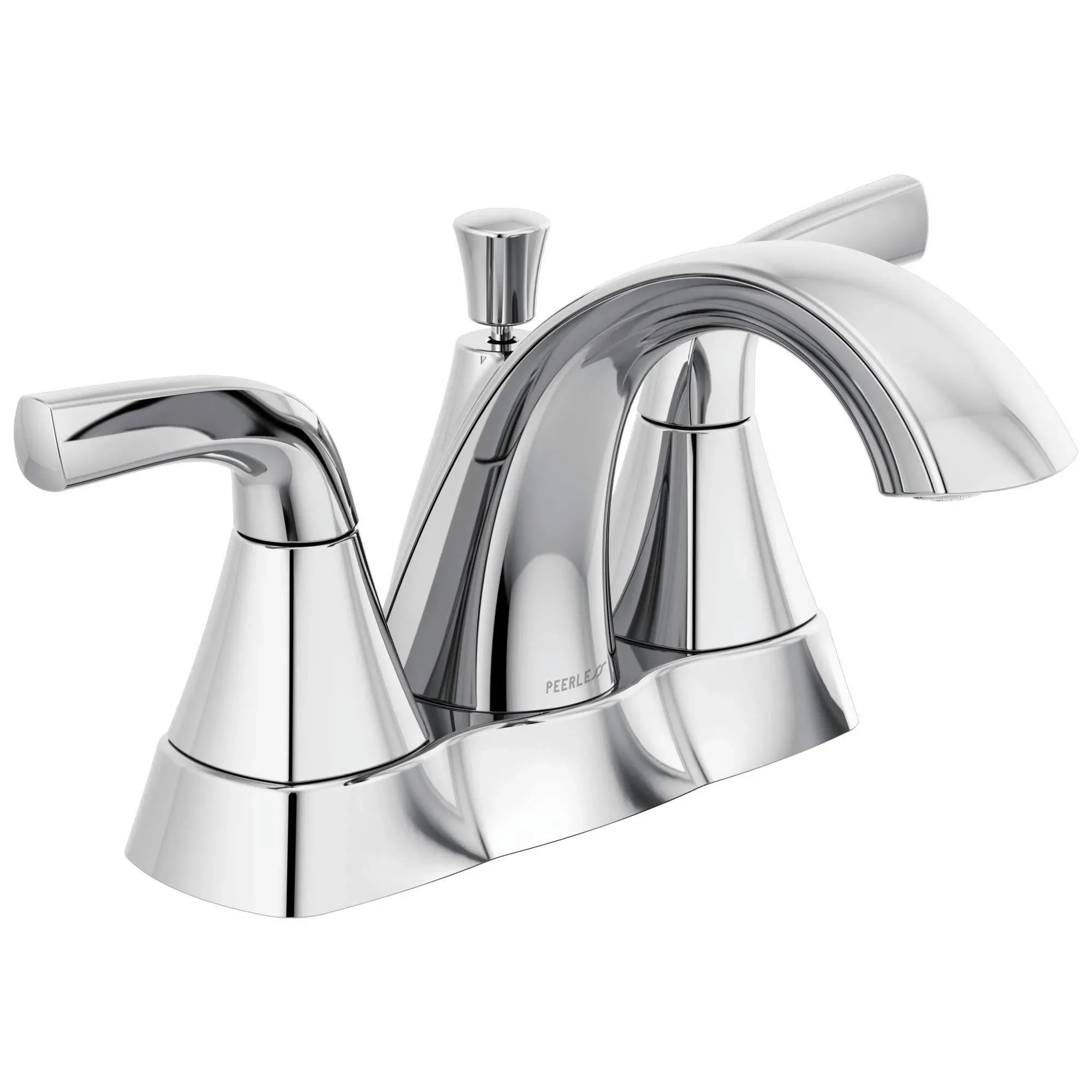 Peerless P2535LF Parkwood Two Handle Lavatory Faucet Centerset, Chrome