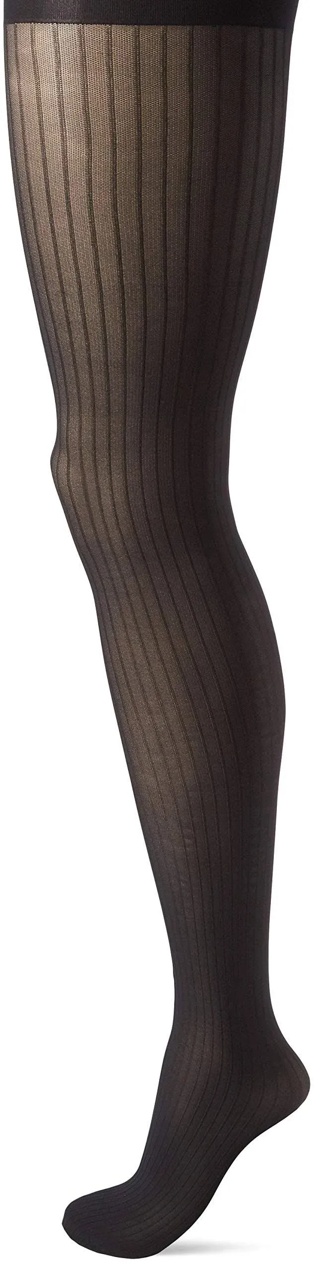 Hanes Women's Compression Control Top Pinstripe Perfect Tights