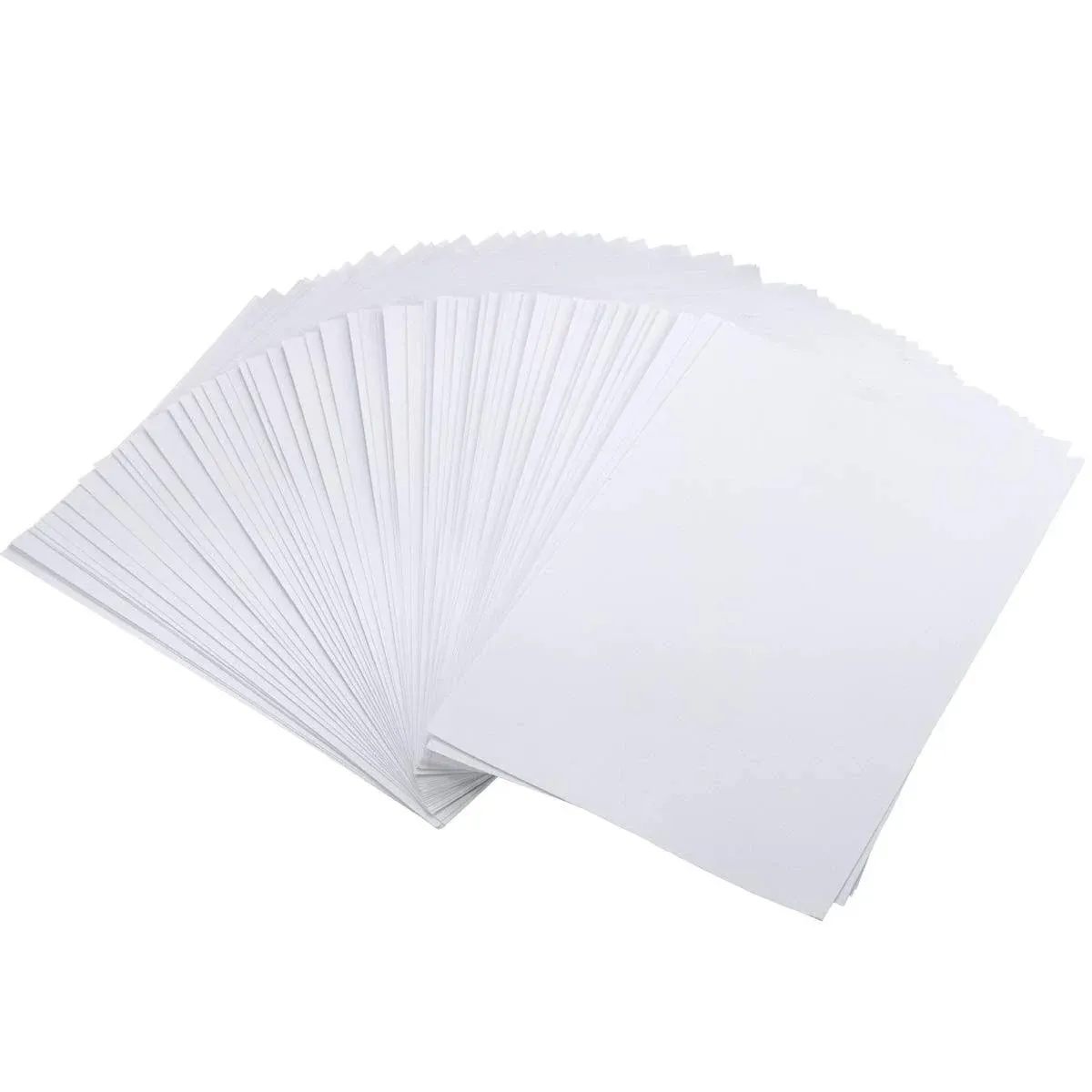 Newbested 100pcs White Watercolor Paper, 100% Rag Cotton Watercolor Paper Cold ...