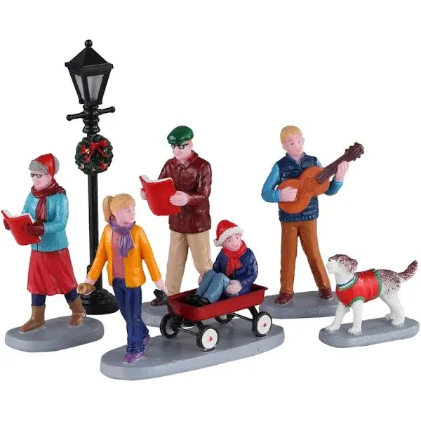 2020 Lemax Christmas Village Merry Songs 6 Figure Set