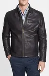 Men's Smooth Leather Jacket, Created for Macy's