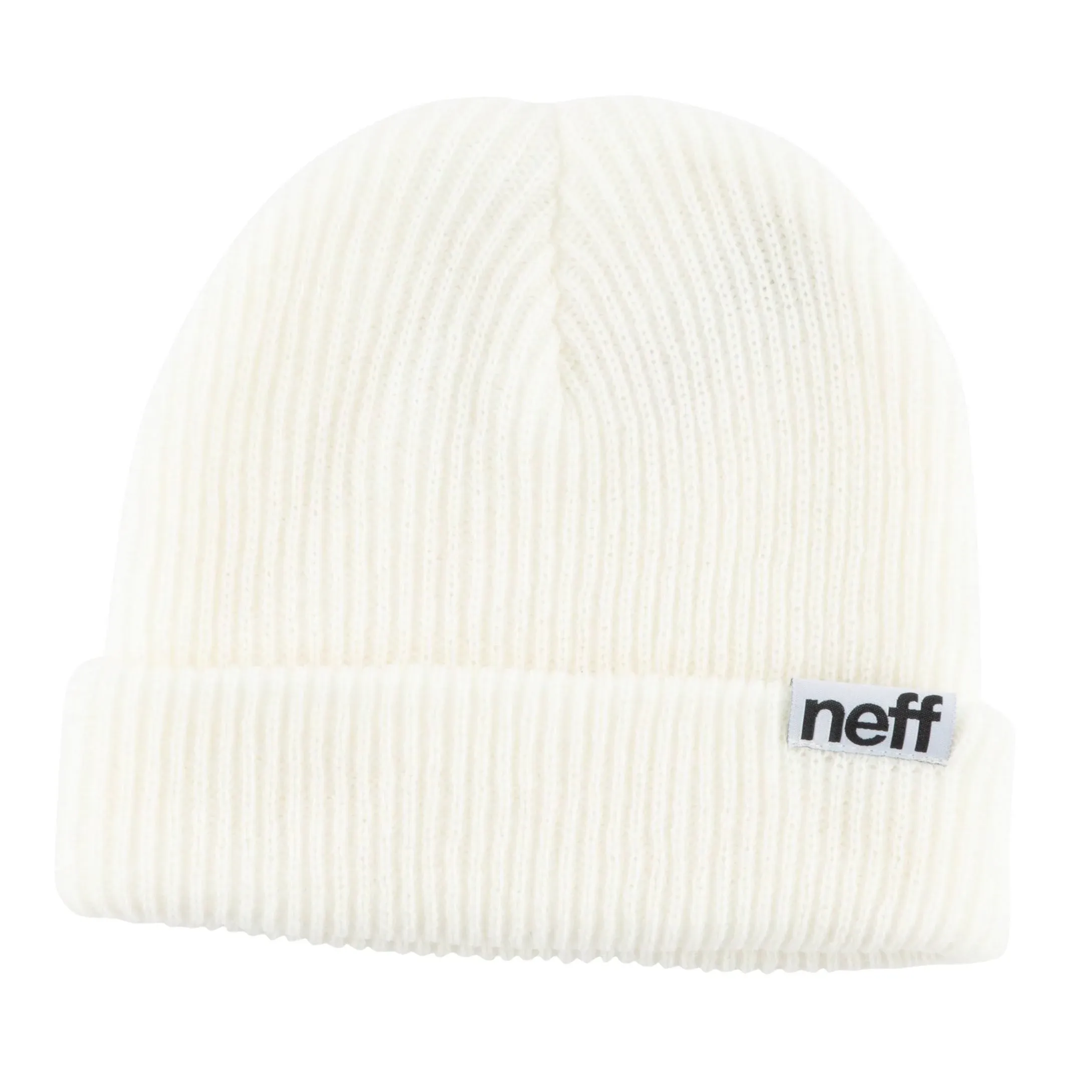 Neff Headwear Neff Mens The Fold Beanie Hat, Men's, Size: One size, White