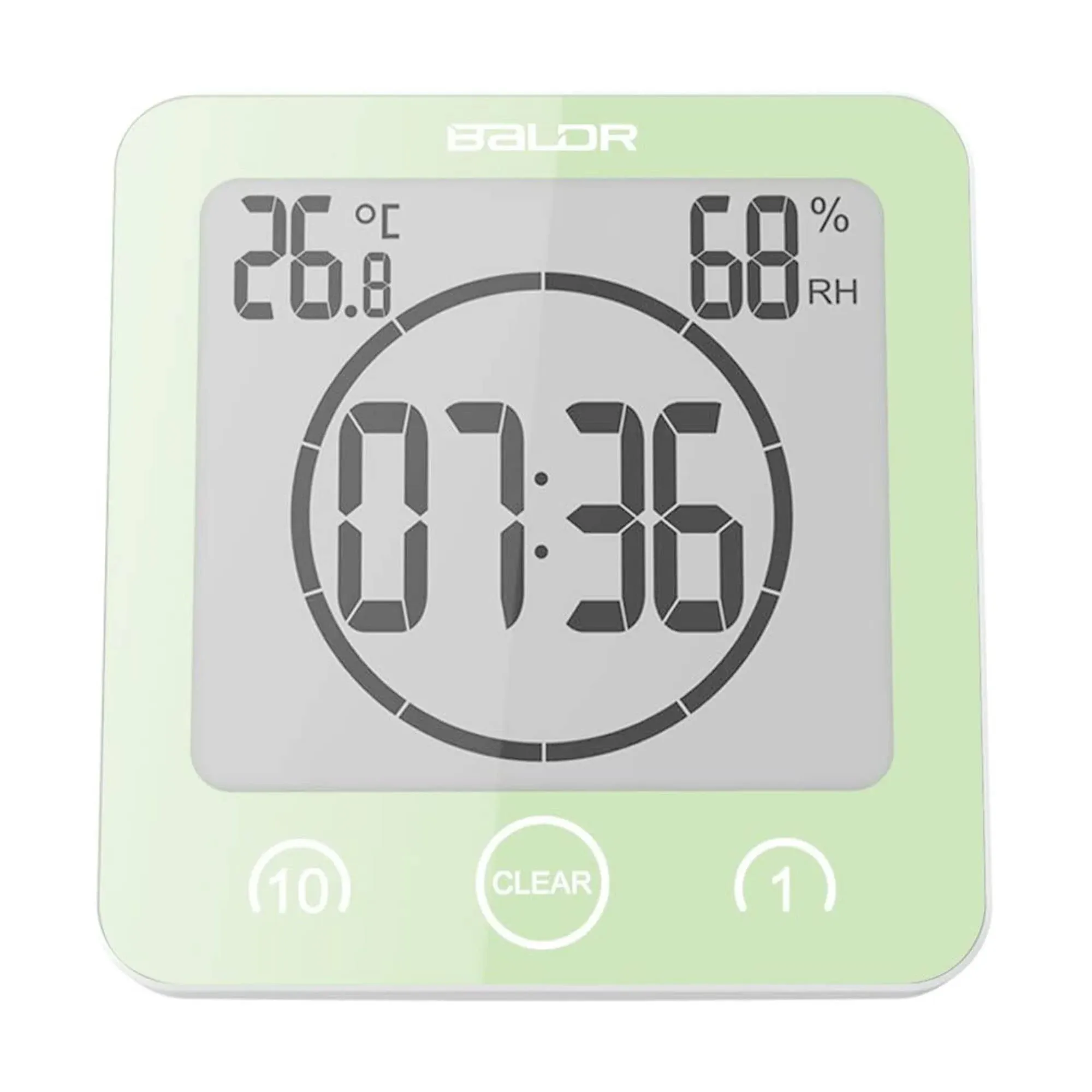 Baldr CL0007GR1 Timer Shower Clock Green