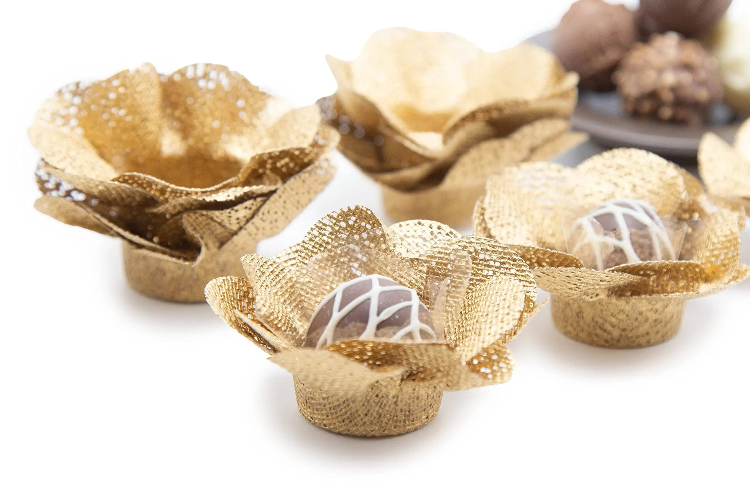 Truffilio Handmade Truffle Cups Truffle Liners Truffle Wrappers Fominhas