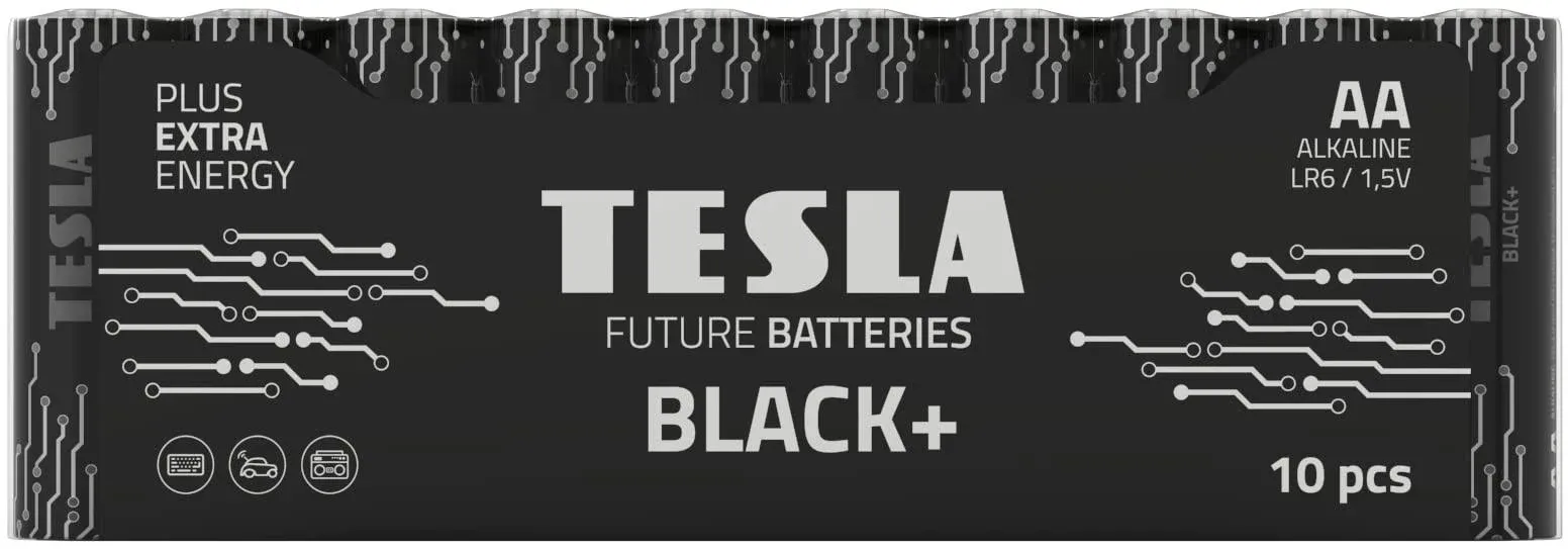 TESLA BATTERIES AA BLACK+ 10 MULTIPACK ( LR06 / SHRINK 10 PCS ) | eBay