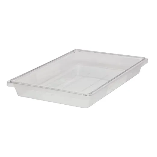 Rubbermaid Commercial 5 Gallon Clear Food/Tote Box,