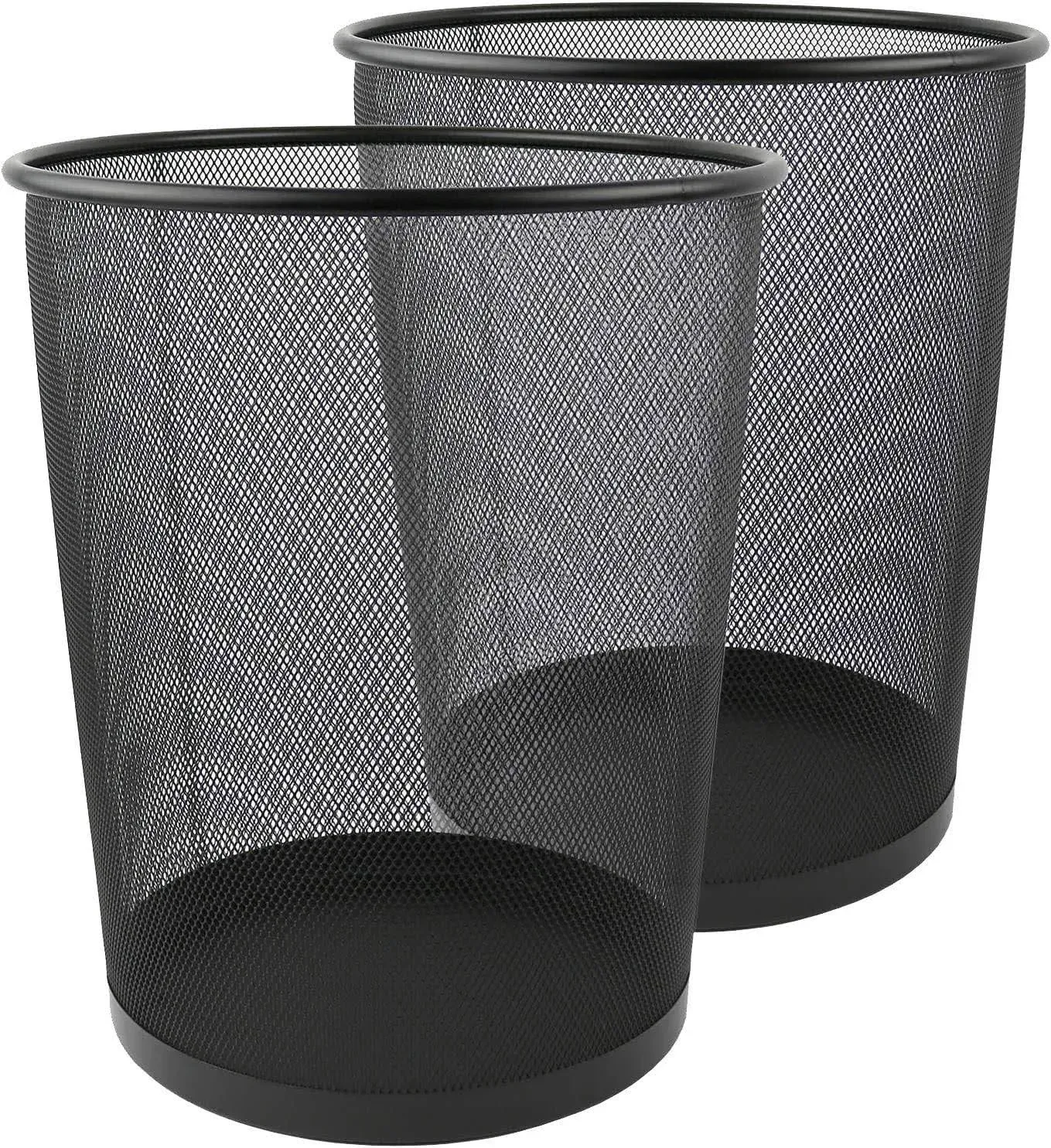 Waste Basket | Metal Wire Mesh Bin | Pack of 2 | Lightweight &amp; Stylish | Idea...