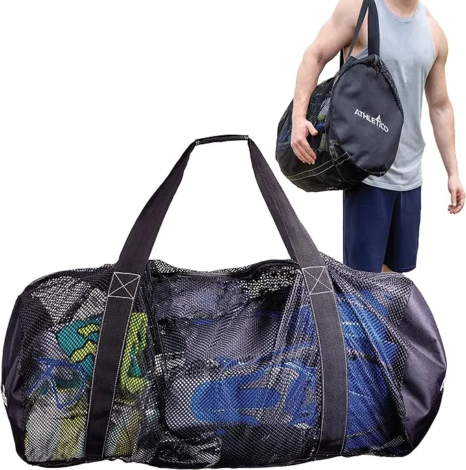 Athletico Mesh Dive Duffel Bag for Scuba or Snorkeling