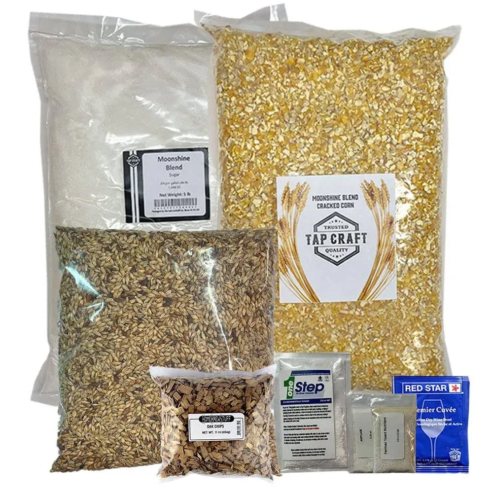 TAPCRAFT Beginner Bourbon Recipe Mash and Fermentation Kit