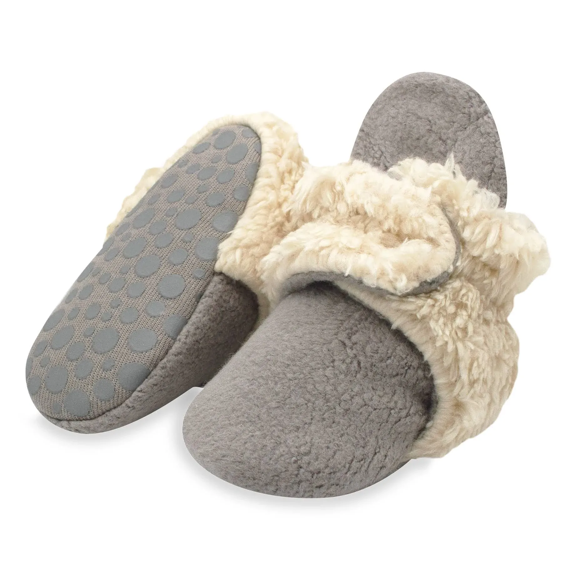 Zutano Cozie Furry Gripper Booties