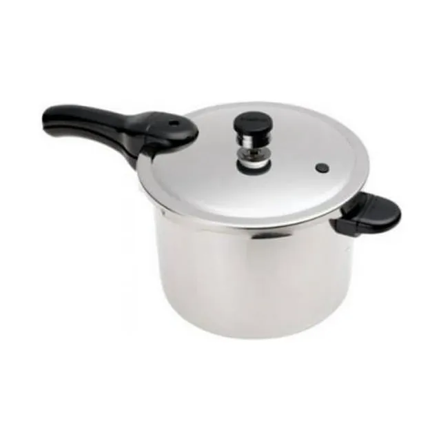 Presto Pressure Cooker, Silver, 6 quart