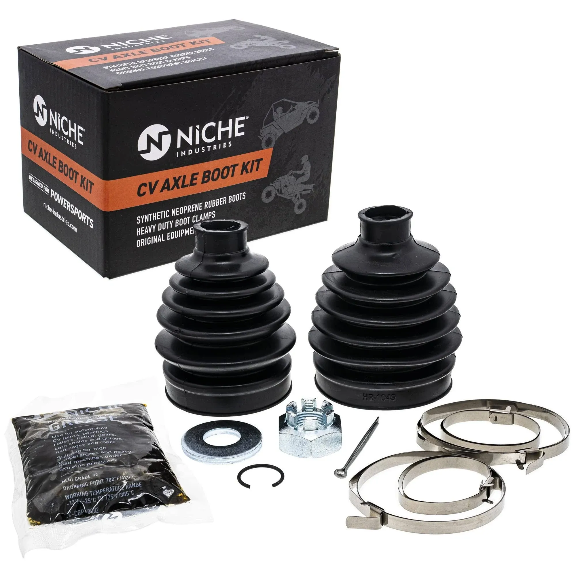 NICHE Front CV Axle Boot Kit For Can-Am 705401354 705401355 Outlander 650 1000 800R 850 Renegade 570 XMR ATV