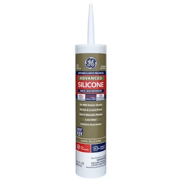 Advanced Silicone 2 10.1 oz. Clear Kitchen and Bath Caulk