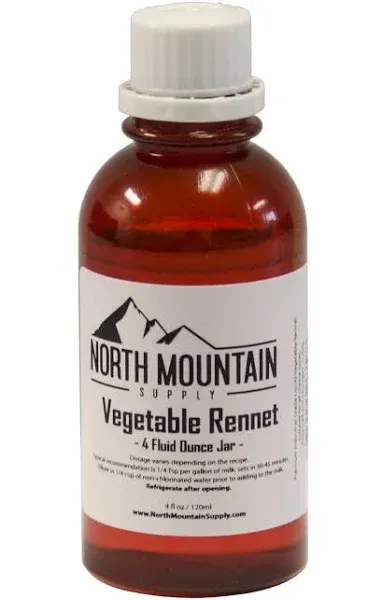 North Mountain Supply Premium Professional Quality Liquid Vegetable Rennet - 100 ...