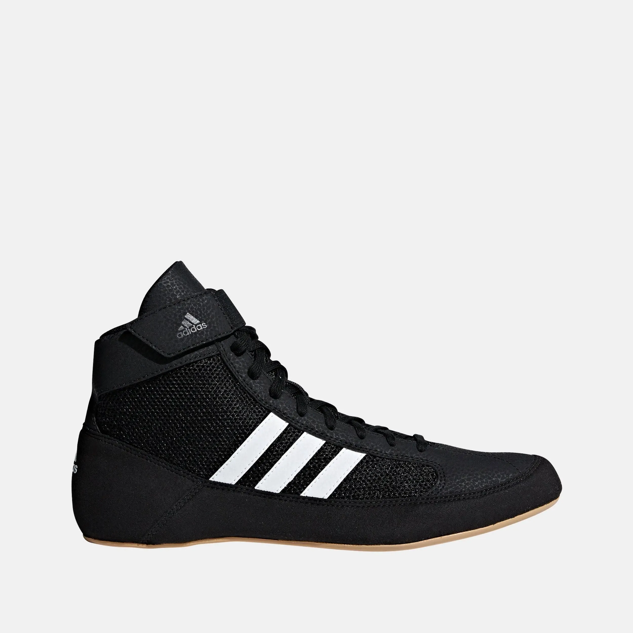 Adidas HVC 2 Black/White Wrestling Shoes 8