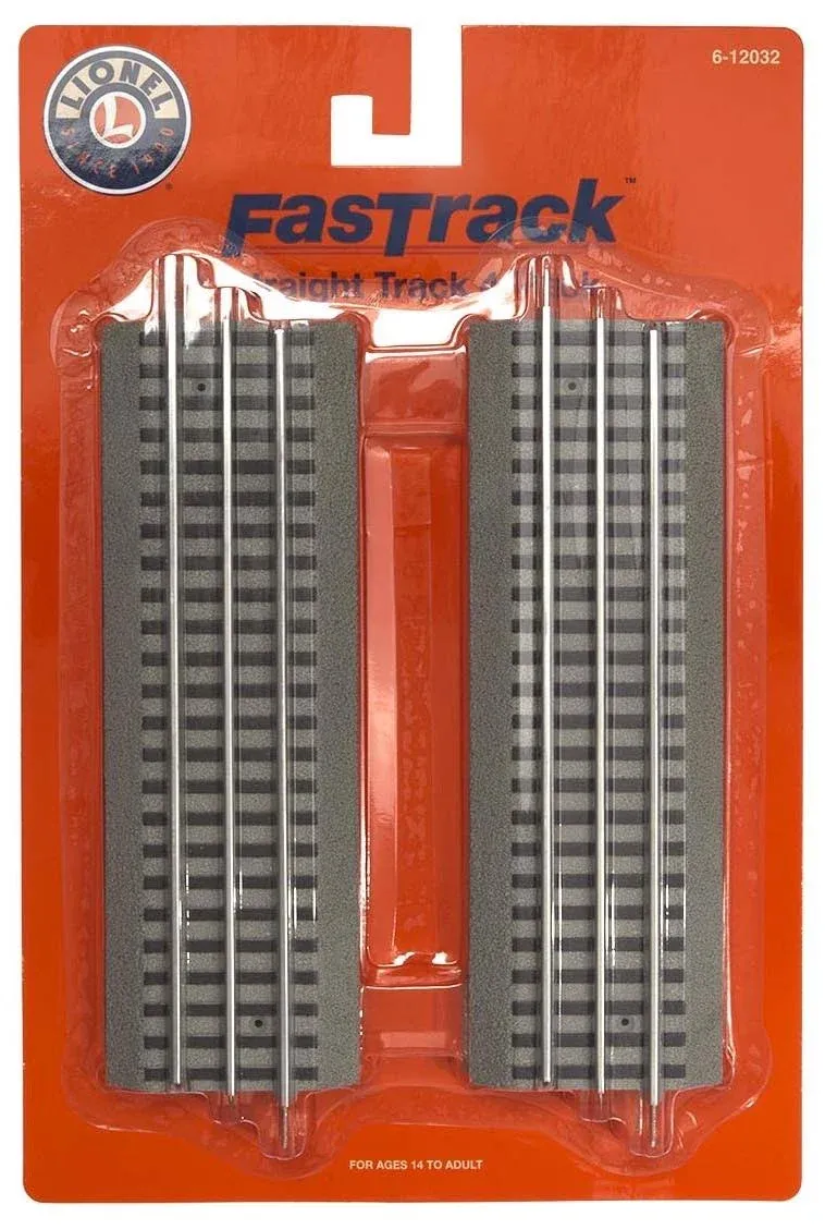 Lionel FasTrack Straight Track (4) O Scale