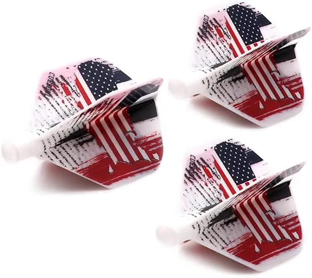 CUESOUL - Tero System AK4 - American Flag Standard Darts Flights