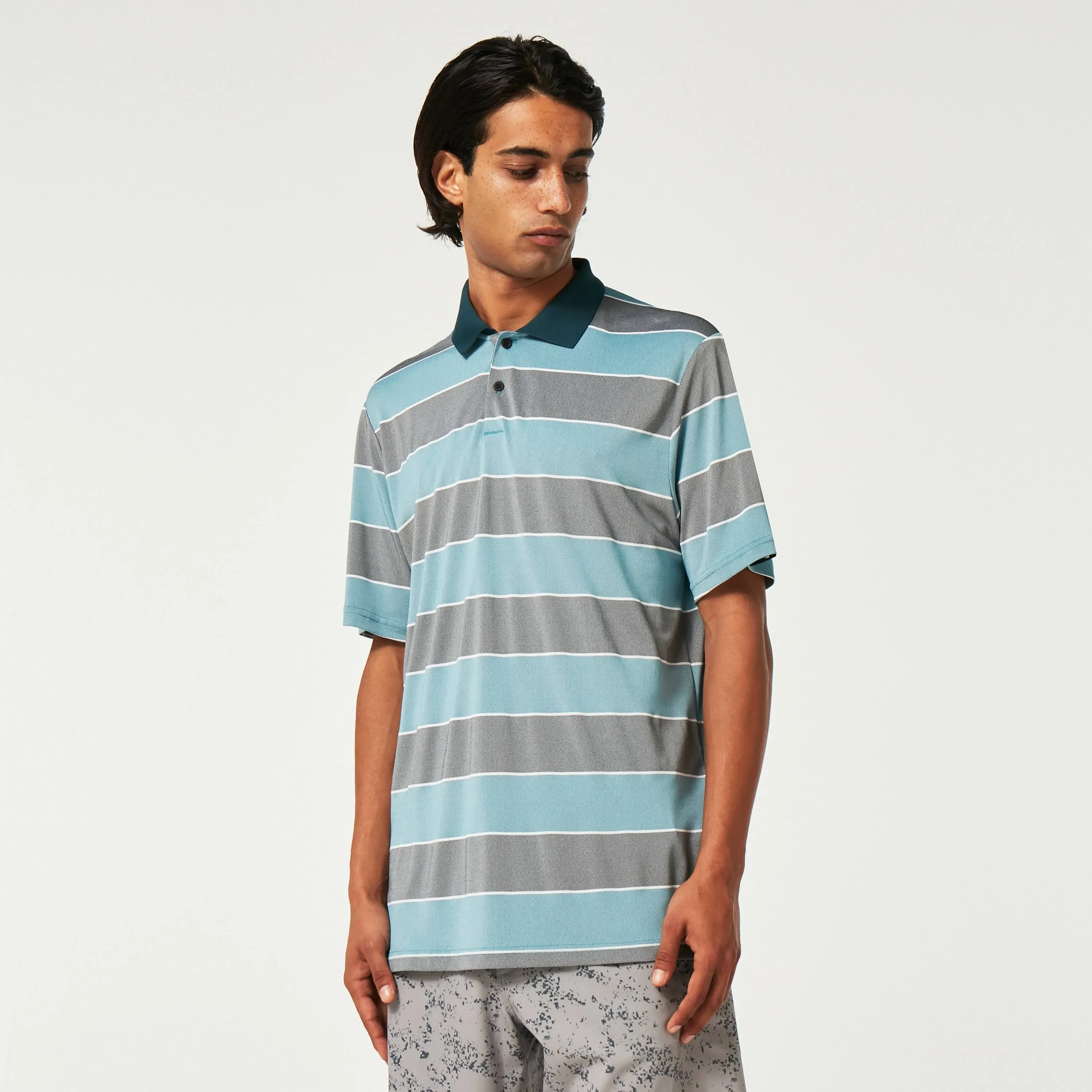 "Oakley Men's Comfort Stripe Golf Polo"