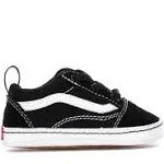 Vans Old Skool Infant Crib Shoes Black/True White