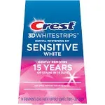 Crest 3D Whitestrips Sensitive At-Home Teeth Whitening Kit, 14 Treatments - 18 ct